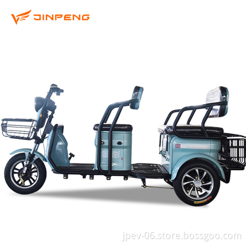 Certificazione EEC Jinpeng 1000W MOTORE TRICICE ELETTRICA PASSEGGERO TRE Ruota Elettrica per passeggero